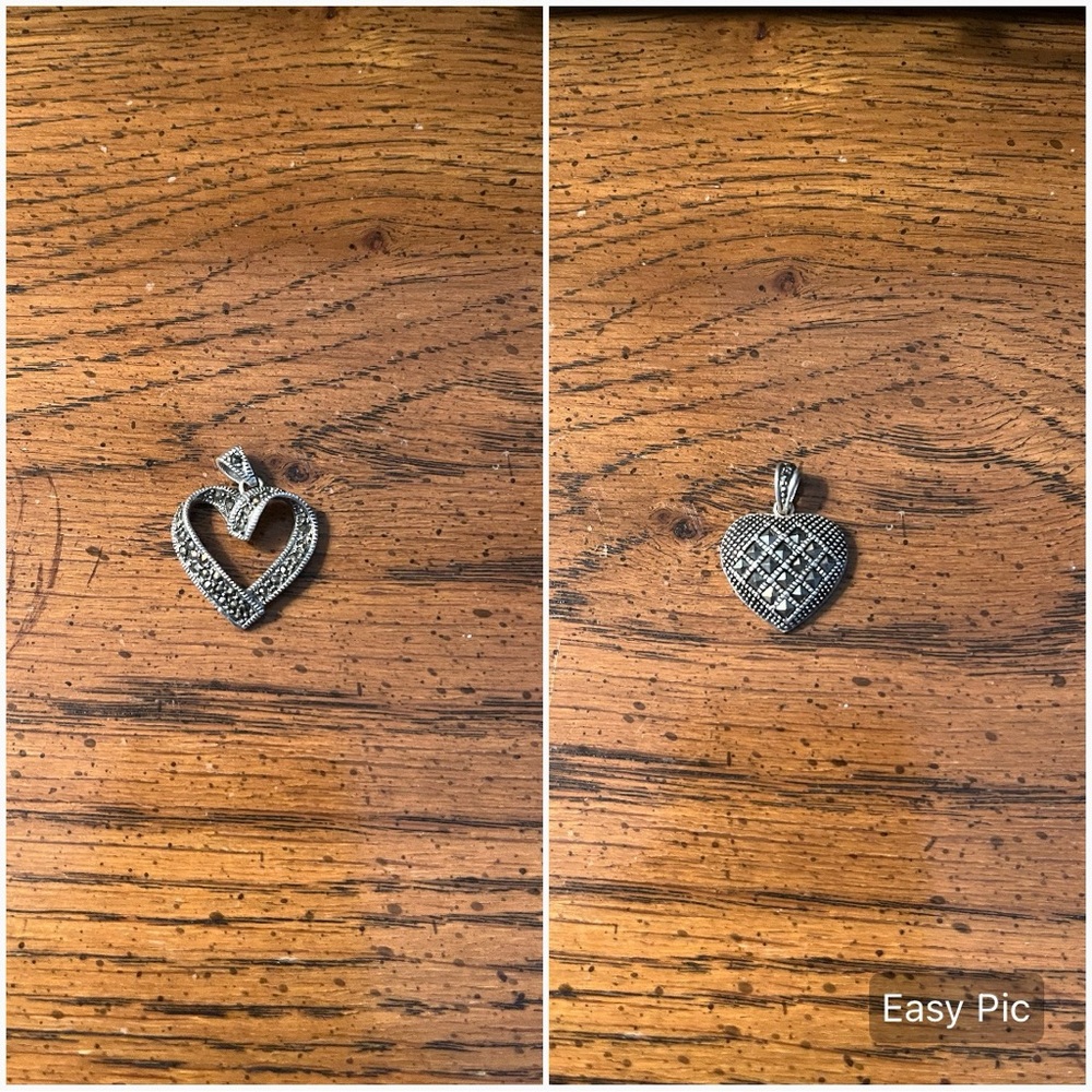 Silver Heart Pendant Necklace